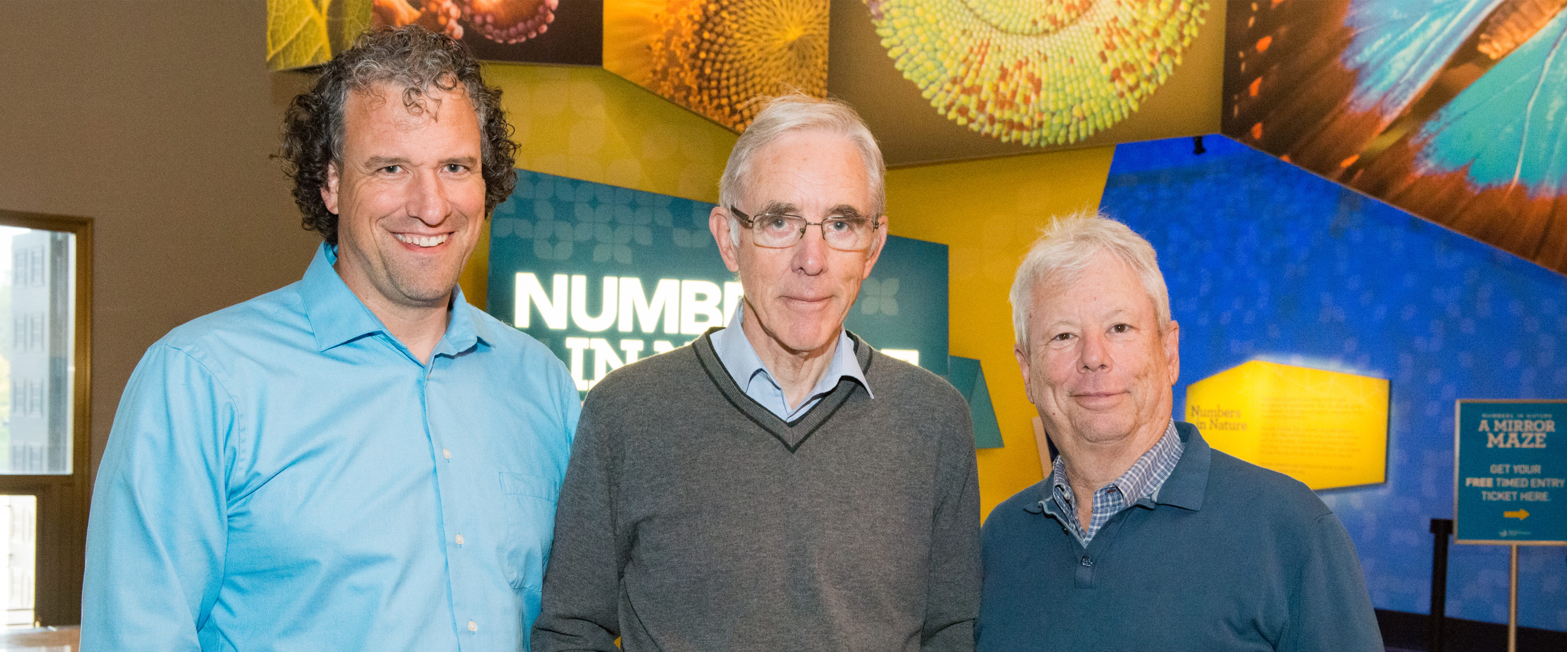 Nicholas Epley, Robin Hogarth, and Richard Thaler posing