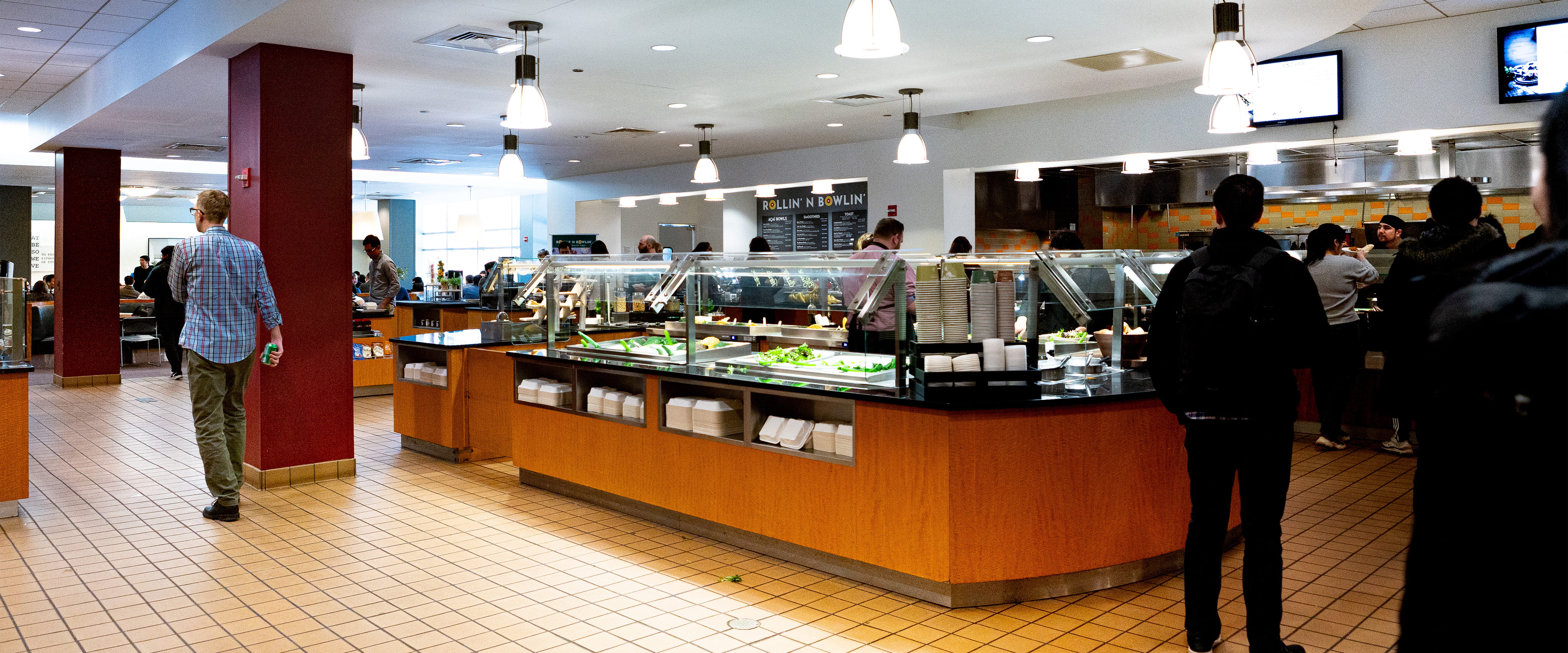 collegiate food court