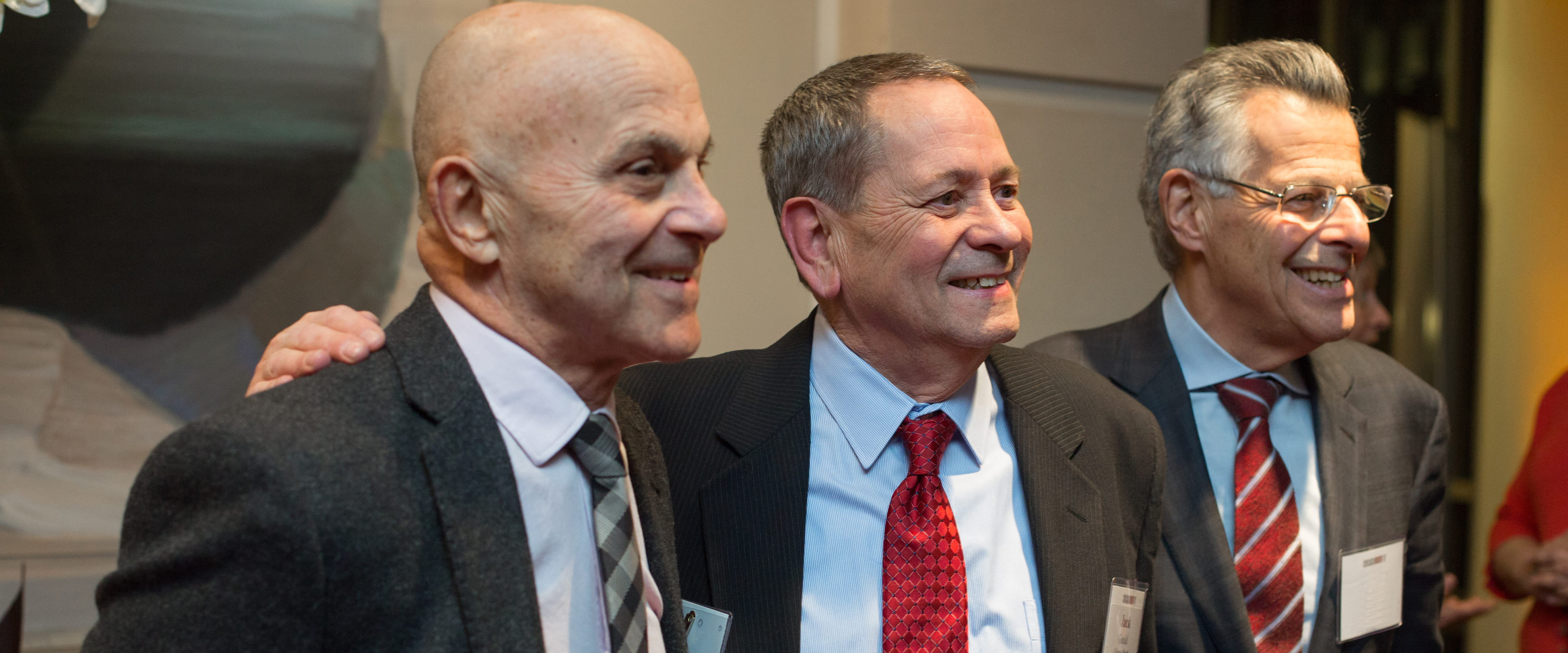 Jack Gould posing with Chicago Booth professors