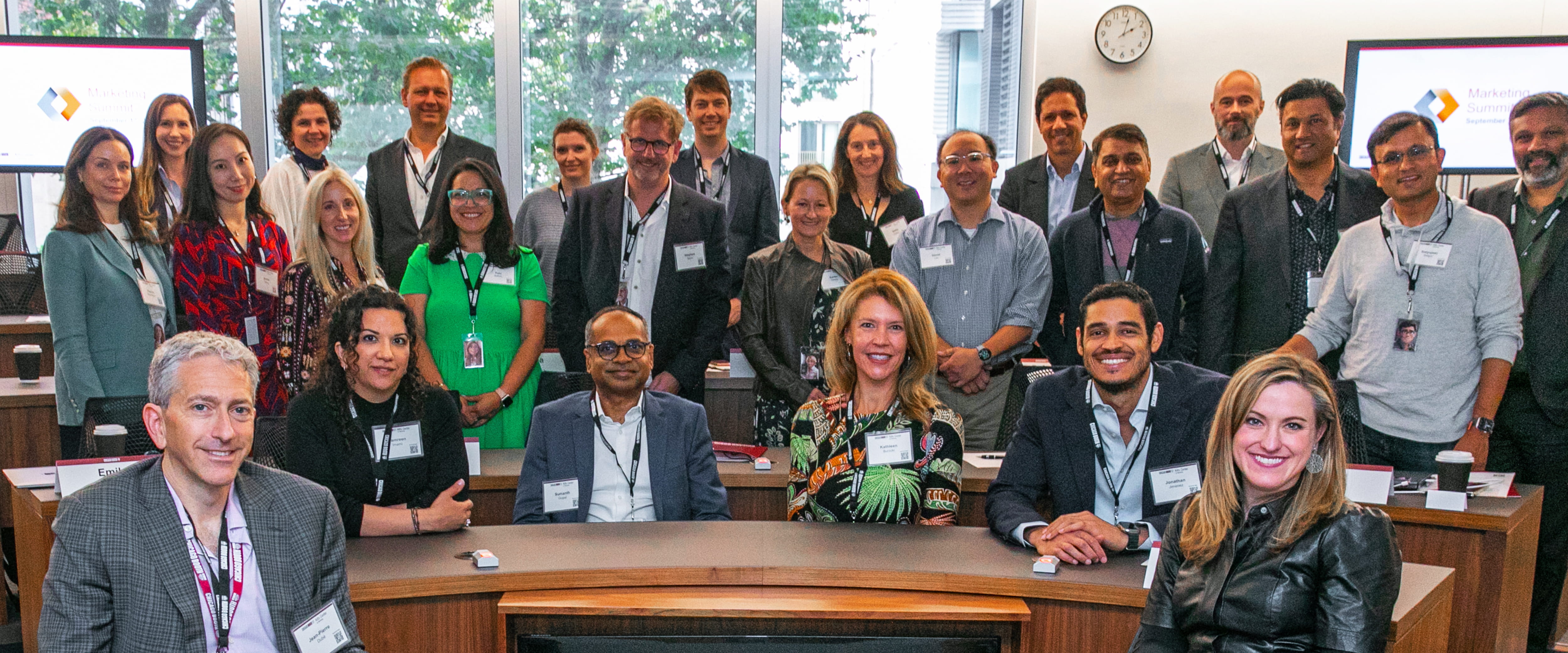 Booth Marketing MBA students in a classroom