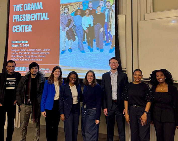 Chicago Booth students and Obama presidential work