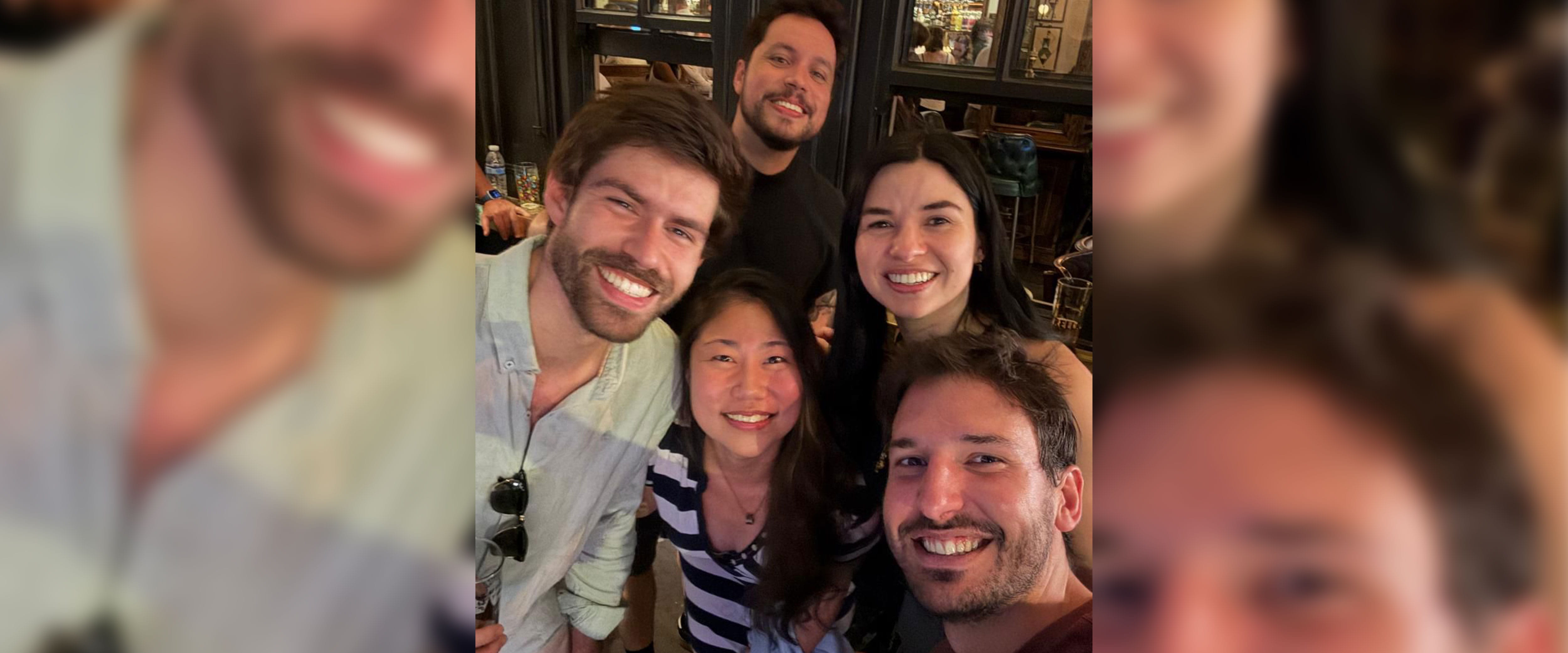 Caio with Boothies in selfie