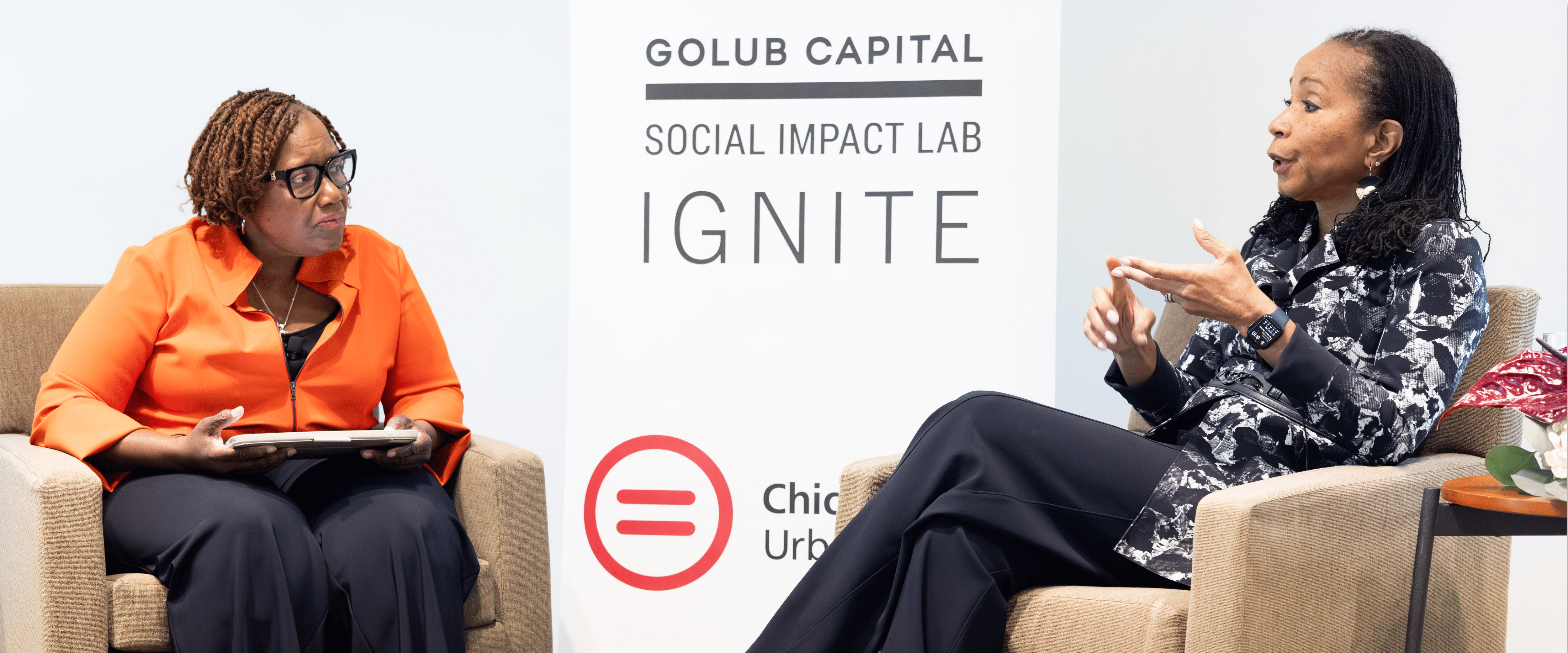 Karen Freeman-Wilson and Helene Gayle