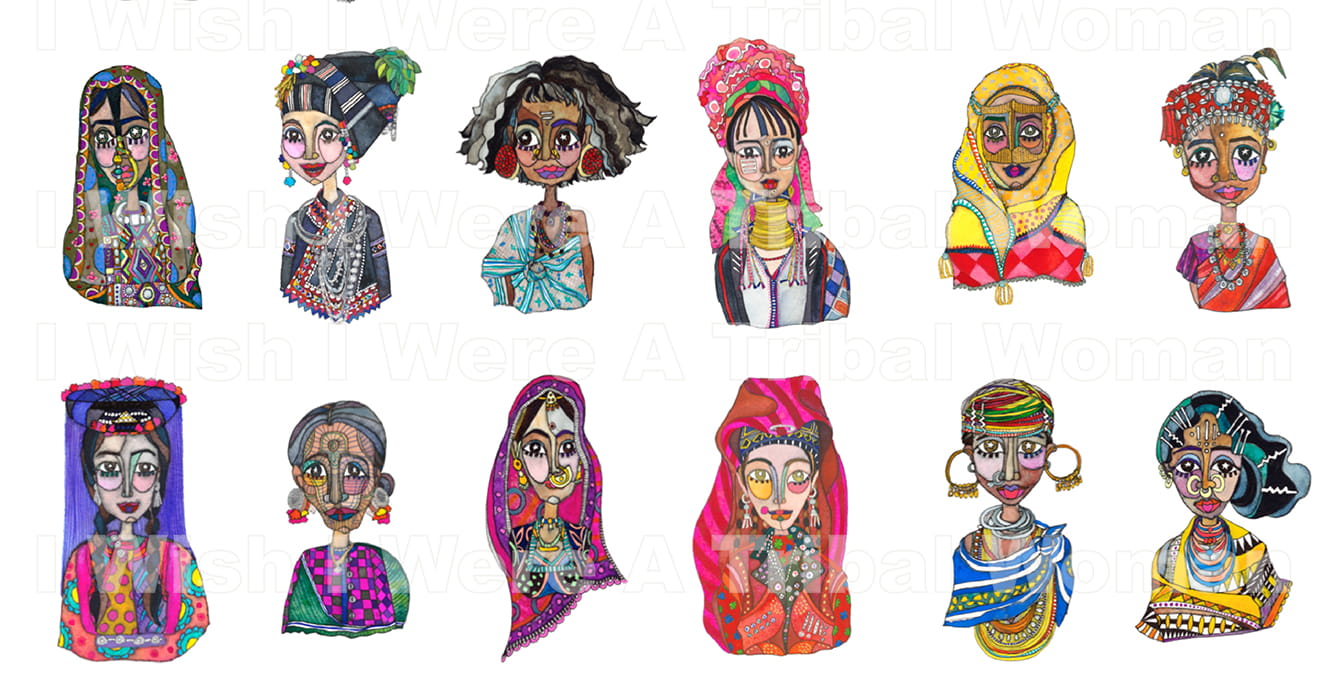 Original artwork by Booth alumna Meenakshi Dash