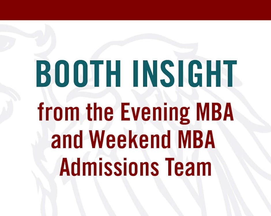 Booth Student Group Leaders: Masters of Time | The University of